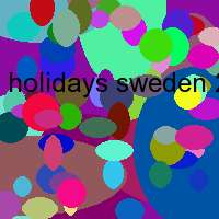 holidays sweden 2007